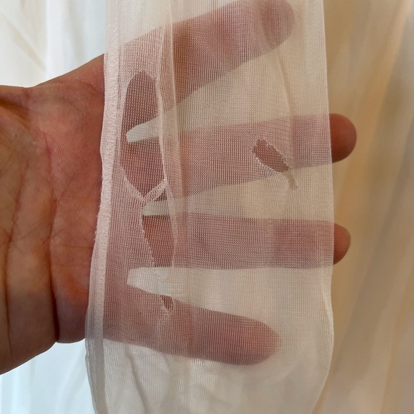 Vintage White Lace Nightgown, Robe and Slipper Set - Picture 13 of 16